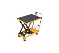 GarveeLife Hydraulic Lift Table 250 kg Scissor Lift Cart Max Height 72 cm | Heavy-Duty Hydraulic Scissor Lift Table,Mobile Trolley for Lifting Motorcycles ATVs and Engines in Garages and Workshops, Red