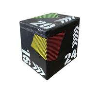 GarveeLife Plyo Jumping Exercise Box, 3 in 1 Plyo Jumping Box for Exercise,Soft Jump Box for Home Gym Workout Trainer, 16 * 20 * 24 in