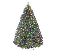 GarveeLife Realistic & Full 7.5FT Artificial Christmas Tree, 1450 Lush Branch Advice, Sturdy Metal Stand, Easy Assembly, Perfect Holiday Decor for Home, Office & Parties with Light