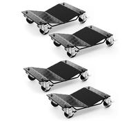 GarveeMore Car Wheel Dolly Set 4 Pack 6000lbs with Brakes