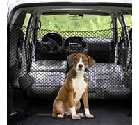 GarveeMore Dog Barrier Net for car boot Pet Car Backseat Divider Fits Trucks, SUV, Full Sized Sedans,Travel Trunk Mesh Net Screen Barricade,130x90cm