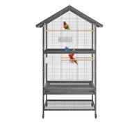 GarveeMore Spacious 167 cm Wrought Steel Bird Cage with Stand