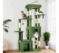 GarveeTech 155cm Large Cat Tree for Big Cats, Cat Tower Activity Centre
