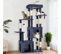 GarveeTech 155cm Large Cat Tree for Big Cats, Cat Tower Activity Centre | with XXL Perch, 2 Spacious Condos & Sisal Scratching Posts for Maine Coon, Ragdoll, Large Adult Cats