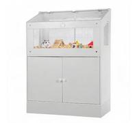 GarveeTech 80cm Wooden Hamster Cage, Small Pet Enclosure with Drawer
