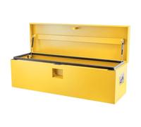 GarveeTech Truck Bed Tool Box Heavy Duty Steel Toolbox with Hydraulic-Assisted Lid, Drill-Proof Lock & Weatherproof Seal, Universal Mount for Pickup, Truck Bed, RV, Trailer
