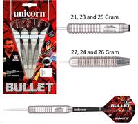 Gary Anderson Bullet - Stainless Steel - Steel Tip Darts by Unicorn - 21g to 26g