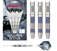 Gary Anderson Silver Star Style 2 80% Tungsten Steel Tip Darts by Unicorn