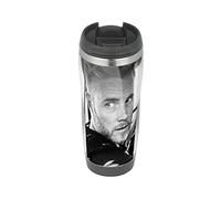 Gary Barlow BW - Travel Mug, Thermal Insulated Cup for Hot and Cold Beverages Drinks