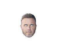 STAR CUTOUTS CM213 Cardboard Face Mask of Gary Barlow l Talking Point, Fun for Events and Parties, Multicolour,?27 x 32 x 0.7 cm