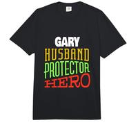 Gary Husband Protector Hero Gary Name Saying Comfort Colors Adult Heavyweight T-Shirt