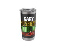 Gary Husband Protector Hero Gary Name Saying Stainless Steel Insulated Tumbler