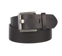 Gary Majdell Men's Genuine Adjustable Leather 2 Inch Wide Belt with Metal Buckle - Black - 44 ( 42/ 44")