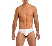 Gary Majdell Sport Men's Cheeky Brief Bikini Swimsuit, White, S