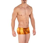 Gary Majdell Sport Mens Liquid Copper Metallic Hot Body Boxer Swimsuit Size Small