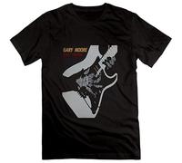 Gary Moore Guitar Dirty Fingers Men T Shirt Black XL