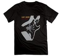 Gary Moore Guitar Dirty Fingers Men T Shirt Printed Tee Top Camiseta Short-Sleeve Black