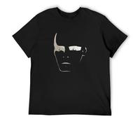 Gary Numan Tubeway Army Face Men's T-Shirt Graphic Printed Black Tee XXL