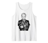 Gary Numan Warriors Tour Portrait by Allan Ballard Tank Top