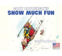 Gary Patterson Ski Calendar 2026 Skiing Monthly Wall Calender 12 Month | American Made In The USA