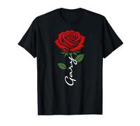 Gary Red Flower Art First Name for Men Kids Boys T-Shirt