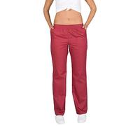GARY´S Sanitary Pants with Pockets Unisex Elastic Waist Work Uniform Clinic Hospital Cleaning Veterinary Hygiene Hospital - 773G000 (S, Burdeos)