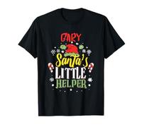 Gary Santa's Little Helper Christmas Gary Name T-Shirt