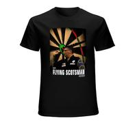 Gary The Flying Scotsman Anderson Darts Mens Black T-Shirt Top Unisex Tee XL