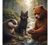 Gary the Grumpy Badger and the Misunderstood Bear