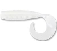 Gary Yamamoto 4" Fishing Single Tail Grub - Swimming Soft Plastic Bass Lure Baits - 20 Pack, Cream White