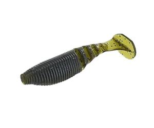 Gary Yamamoto 4" Kickin' ZAKO Green Pumpkin W/Black Flake (5 Pack),One Size,YAM-134P-05-297