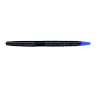 Gary Yamamoto 5'' SENKO BLACK W/LARGE BLUE FLAKE/CLEAR BLUE TAIL (10 PACK)