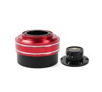 GARYBCD Hole Racing Simulator Game Steering Wheel Quick Release Adapter 70MM Fit for MOZA Simagic M10 A/Mini Euro Truck QR040(Red)(Red)