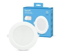 Garza - Circular Recessed LED Downlight Extra Flat Porthole, 17 cm, 12W, 6500K Cold Light, 1200lm, 30,000h, IP20, White, Energy Saving 80%