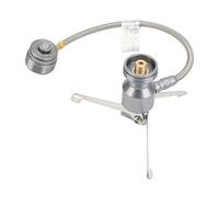 Gas Adapter Tripod Butane Canister Adapter Foldable Good Sealing Stove Tripod Stand Gas Tank Adapter for Hiking Fishing Camping