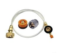 Gas Adaptor Hose 70 cm for Campingaz for CV to Screw Thread | For cv bayonet on screw thread, 70 cm flexible length, ideal for campingaz systems
