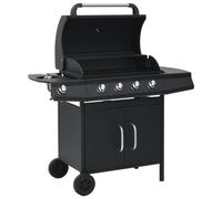 Gas Barbecue Grill 4+1 Cooking Zone Stainless Steel BBQ Multi Colours vidaXL