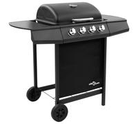 Gas BBQ Grill with Burners Outdoor Barbecue Grill Camping BBQ Oven vidaXL