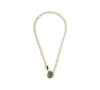 Gas Bijoux Billy stone chain necklace - Gold One Size