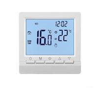 Gas Boiler Thermostat, Digital Room Temperature Controller, LCD Display, Easy Installation, Battery Powered, Adjustable Settings