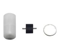 Gas Boiler Water Flow Sensor Rotor with Magnetic Impeller | for Instant Heater for turbine Assembly Hall Effect Switch Replacement Part White Black Compact Fit Design
