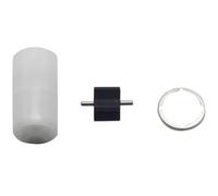Gas Boiler Water Flow Sensor Rotor with Magnetic Impeller | for Instant Heater for turbine Assembly Hall Effect Switch Replacement Part White Black Compact Fit Design
