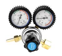 Gas Bottle Regulator CO2 Regulator Beer Mixed Gas Regulator Dual Gauge Regulator Big Handle Switch Great Sealing for Welding