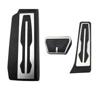 Gas Brake Foot Pedal Pad Car Fuel Brake Footrest Sport Pedal Cover For BMW 740i 750i 750Li 7 Series G11 G12 2016 2017(AT with Rest)