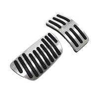 Gas Brake Foot Pedal Pad For Great Wall Haval H6 3th Gt H9 2th Dargo 2021 2022 2023 2024 2025 Footrest Pedal Cover Automatic Gear(Silver)