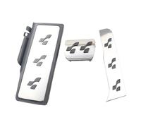 Gas Brake Foot Pedal Pad For VW For Passat B6 B7l CC R32 R36 Stainless Steel Fuel Brake Footrest Pedal Cover Car Automatic Metal Pedals