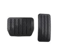 Gas Brake Pedal Pad Rest Anti-Slip Styling For Tesla For Model 3 For Y 2022 2023 2024 Accelerator Gas Brake Pedal Cover Non-Slip Carbon Fiber Pad Accessories Car Pedals