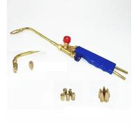 Gas Brazing Torch 5 Piece Nozzle Set for Oxygen Propane Acetylene Welding Tools - Professional Soldering Kit for Refrigeration Pipes(Propane Version)