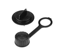 Gas Can Spout Stopper Kit Duty ABS Plastic Spout Screw With Rear Vent Gasket And Tethered Design For Gott Midwest Scepter Moeller Eagle Igloo StanCan RotopaX Fuel Cans Indus (Top and tail caps of