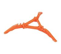 Gas Canister Stand Foldable Fuel Gas Tank Bracket Support Gas Bottle Tripod Cartridge Holder for Camping Picnic Bikepacking (Orange)